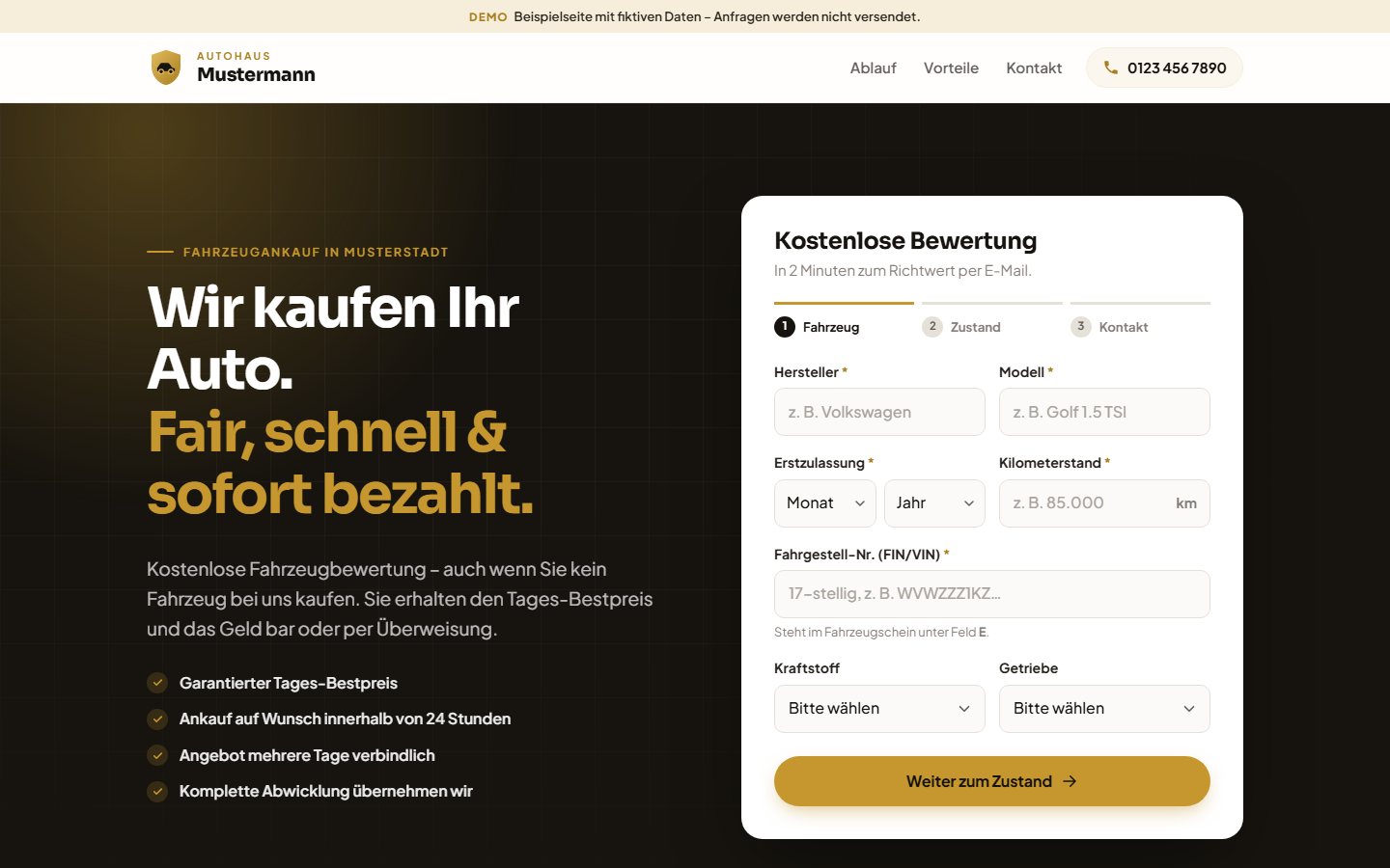 Ansicht: PKW Ankauf